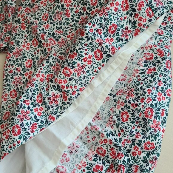 Janie & Jack Holiday Baby Top Only 18–24M Floral Ruffle Collar Christmas Lined - Picture 9 of 10